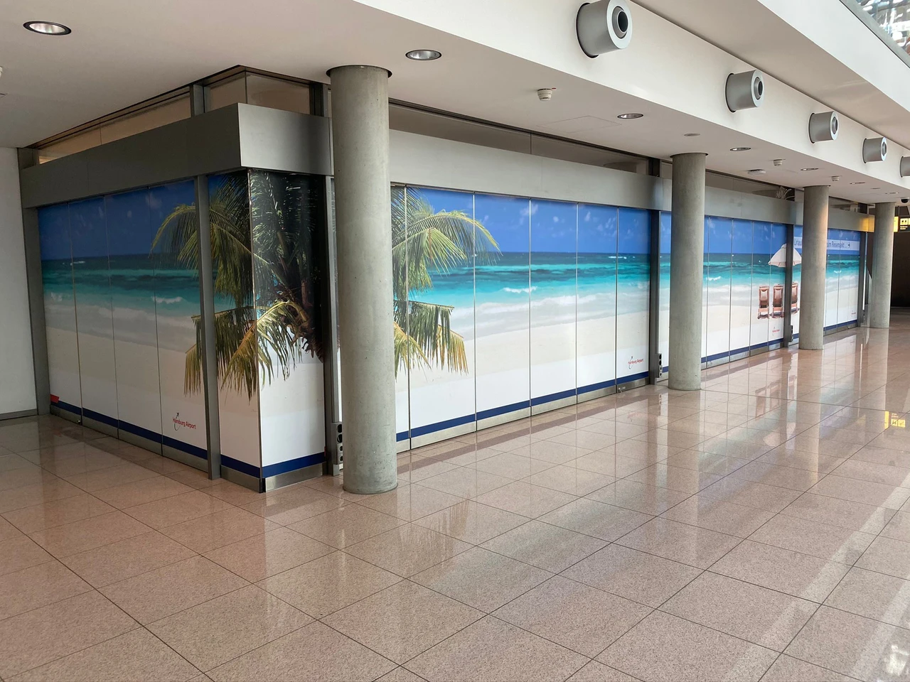 Hamburg Airport Großflächen-Glasbeklebung